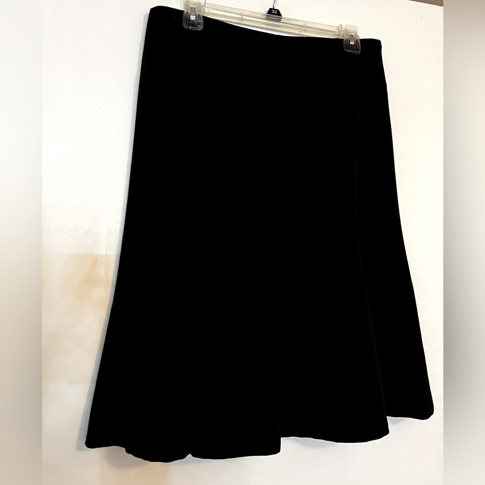 Black Coldwater Creek Knee Length Skirt